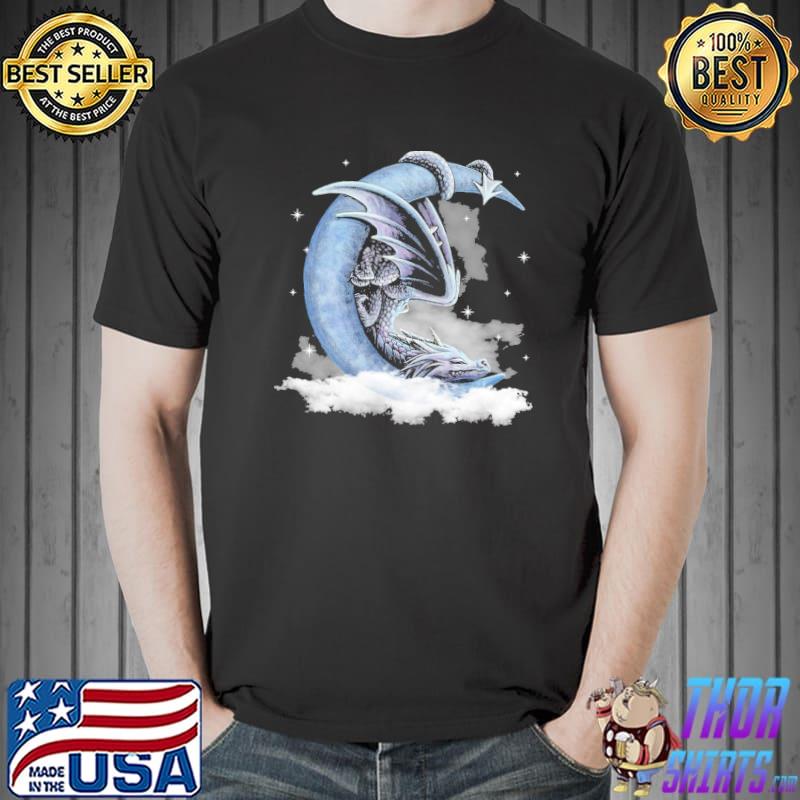 Dragon Sleeping With Moon Shirt
