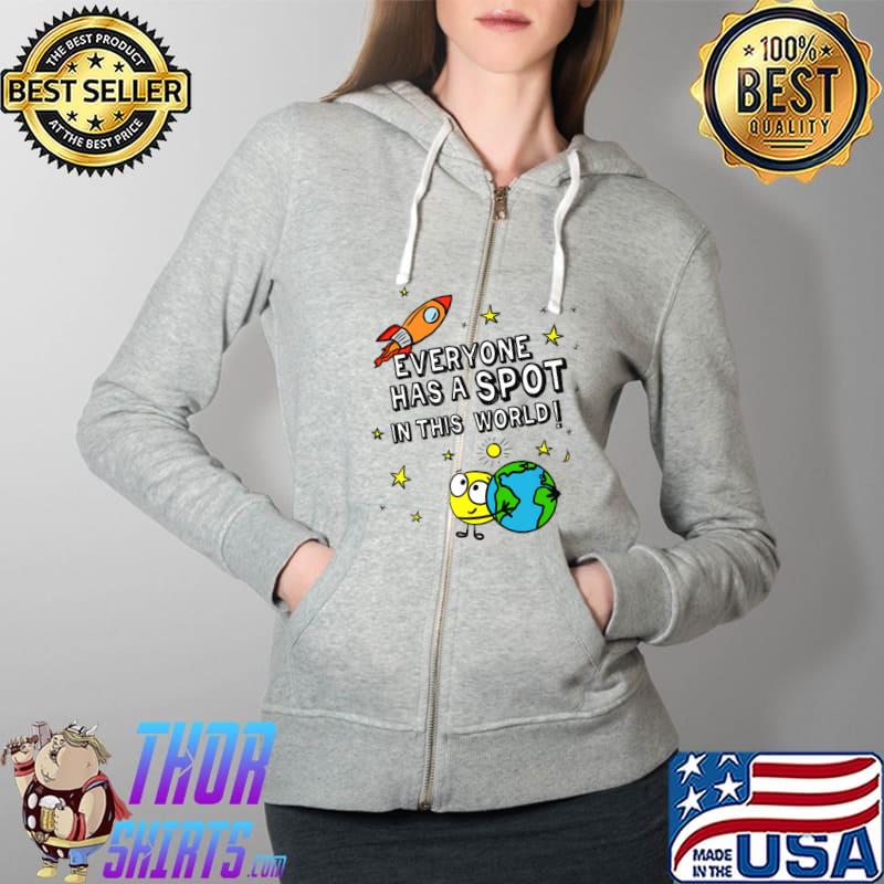 Everyone has a SPOT in this world! Premium T-Shirt Full Zip Hooded