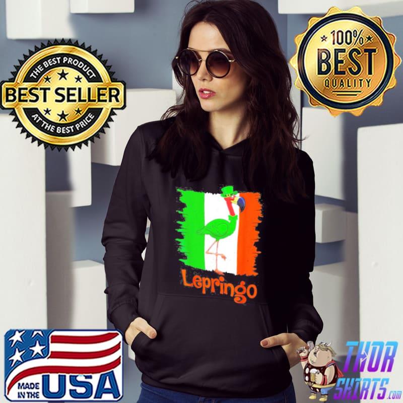 Flamingo St Patrick’s day lepringo s Hoodie