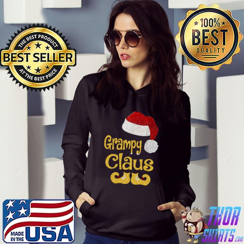 Funny Grampy Claus Christmas T-Shirt Pajamas Santa T-Shirt Hoodie