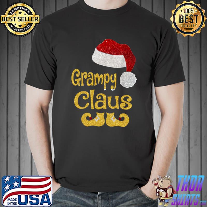 Funny Grampy Claus Christmas T-Shirt Pajamas Santa T-Shirt