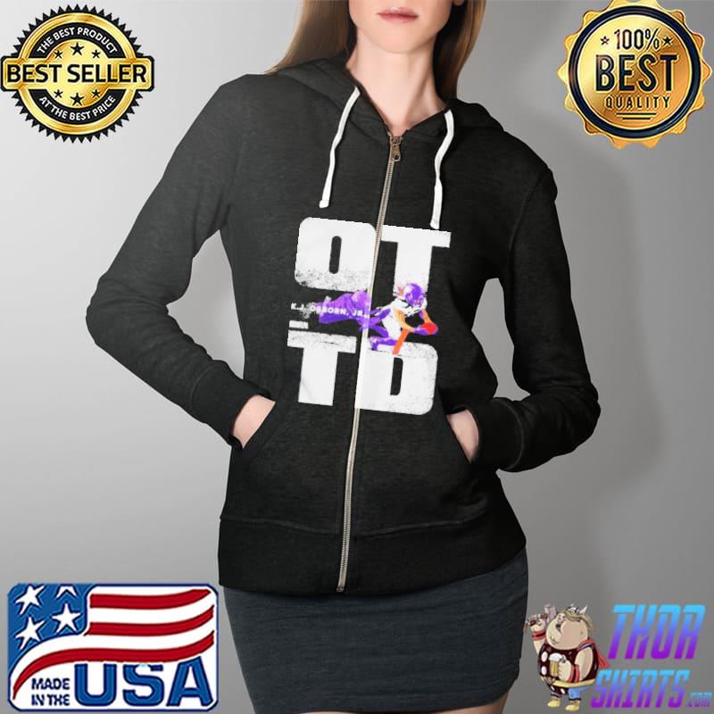 Funny k.J. Osborn Jr. Overtime Minnesota Viking s Full Zip Hooded