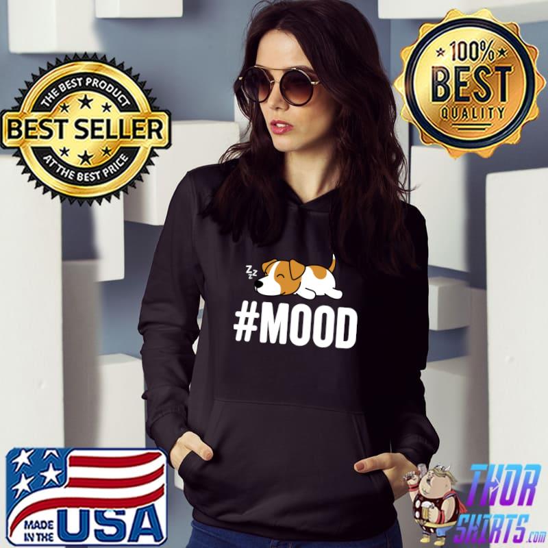 Funny Mood Lazy Sleeping Pet Jack Russell Terrier Dog Lover T-shirt