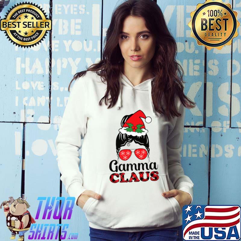 Funny Santa Gamma Claus Christmas Matching Family Women Premium T-Shirt Hoodie