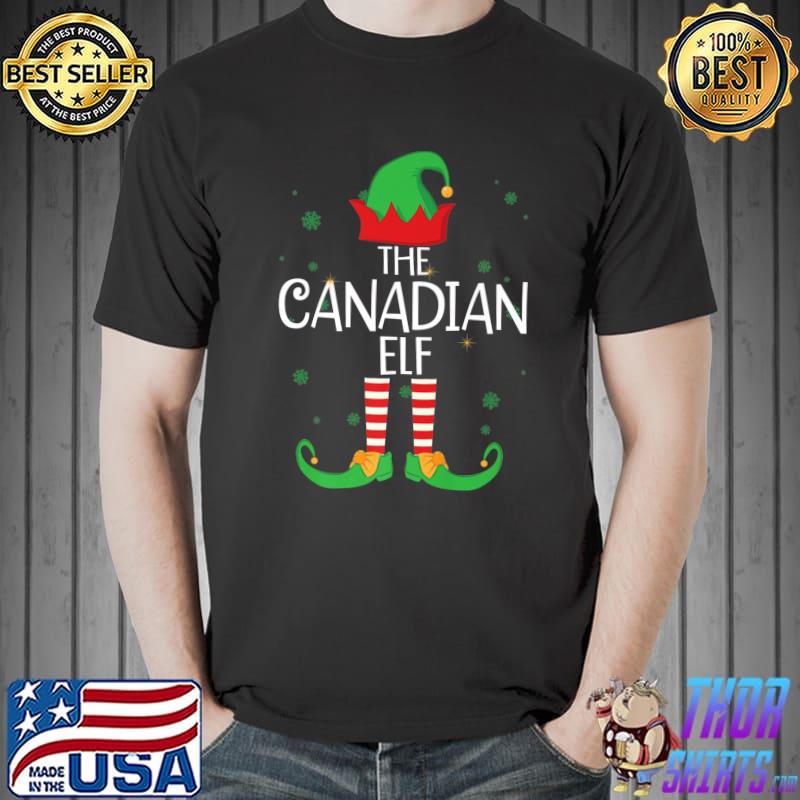 Funny The Canadian Elf Matching Family Group Gift Christmas Premium T-Shirt Unisex