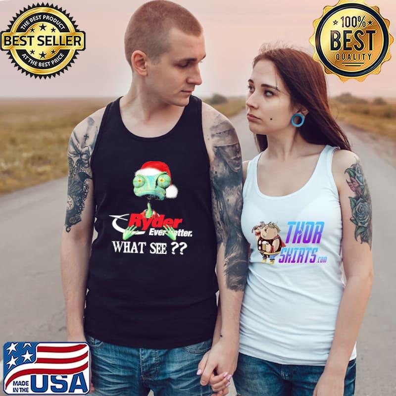 Gecko Ryder Ever Better What See Christmas Shirt Tank Top