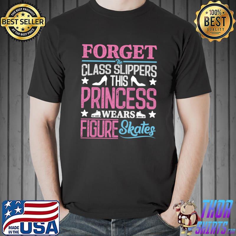 Cute Figure Skater T-Shirt For Ice Skating Princess Girls