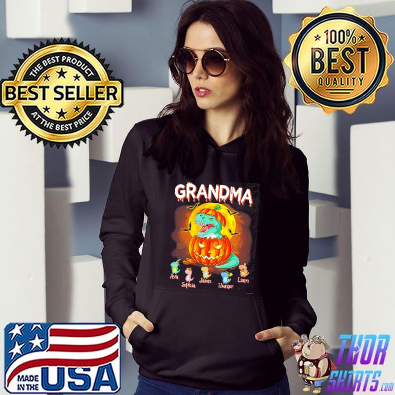 Grandma Dinosaur Pumpkin Halloween Shirt