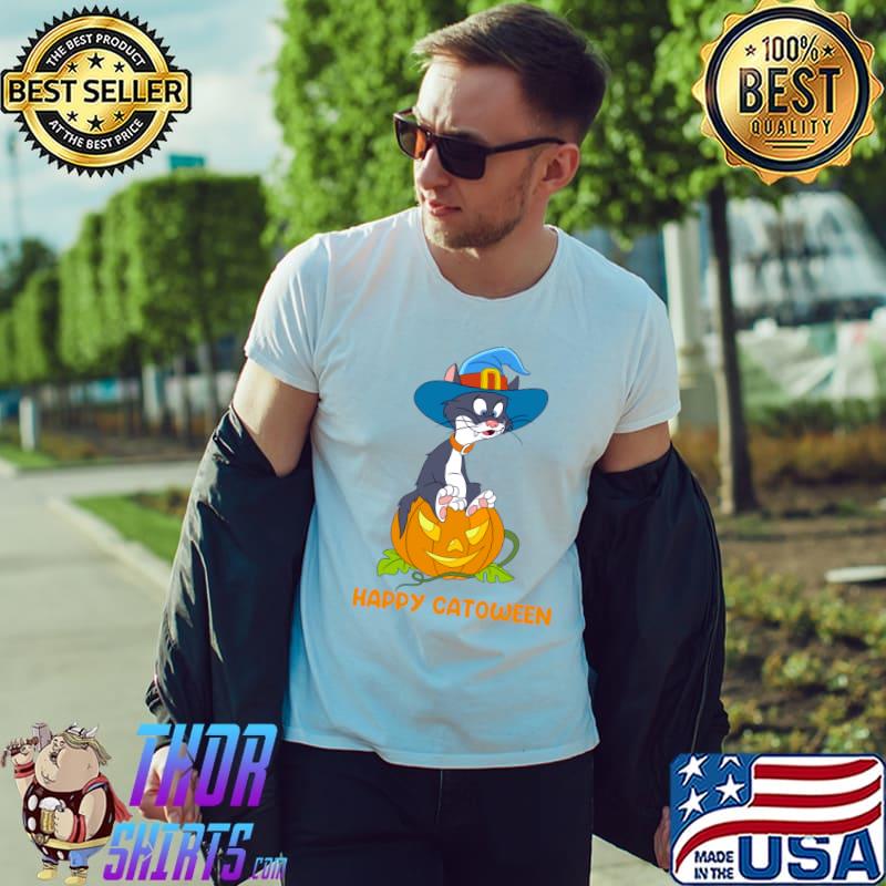 Happy Catoween halloween pumpkin clipart T-Shirt Unisex