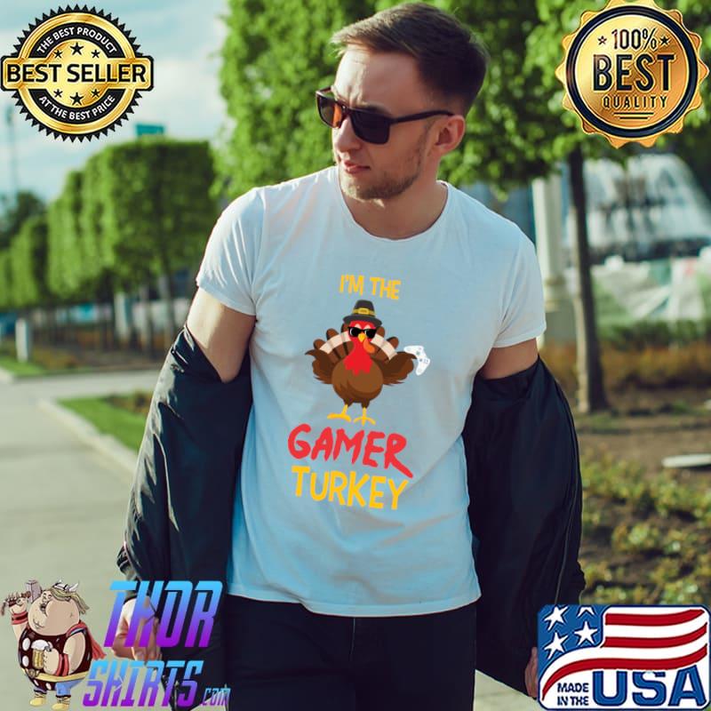 Happy Thanksgiving Gamer Turkey T-Shirt Unisex