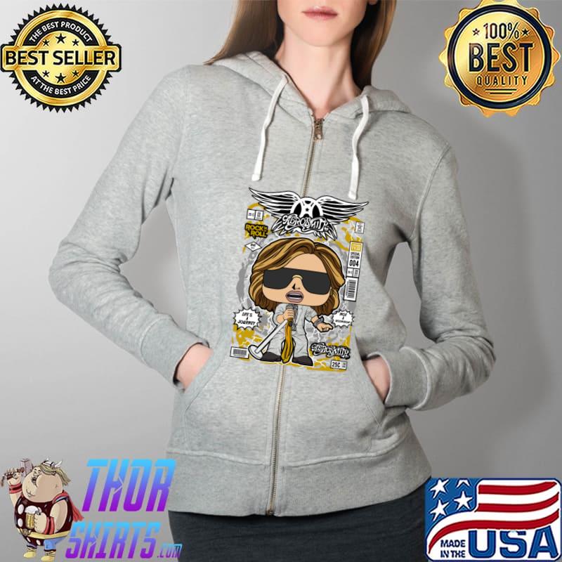 Hard Rock Rock N Roll Legend T-Shirt Full Zip Hooded