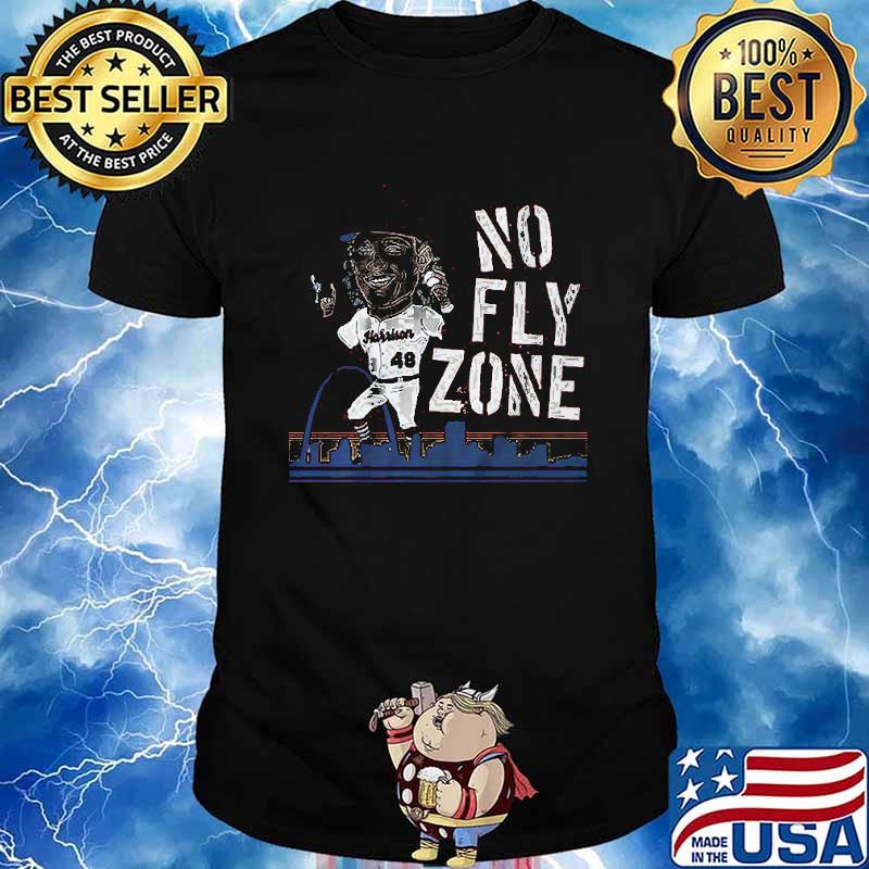 Harrison bader no fly zone shirt, hoodie, sweater, long sleeve and tank top