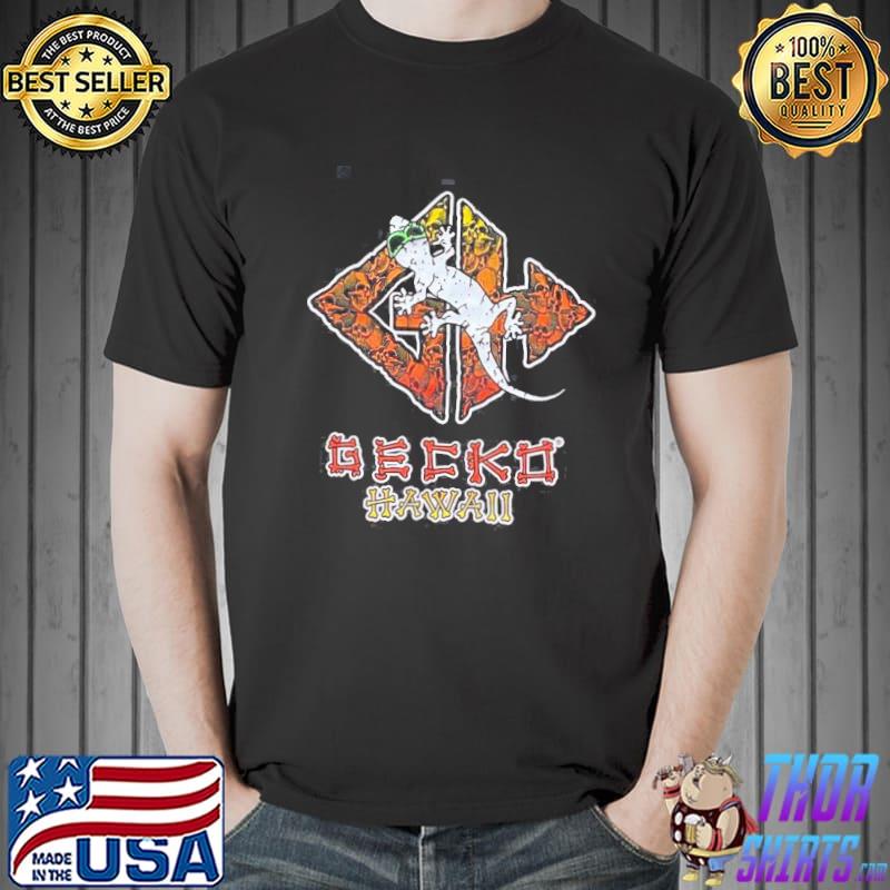 Hawaii Secret Puffed Gecko Ghost shirt