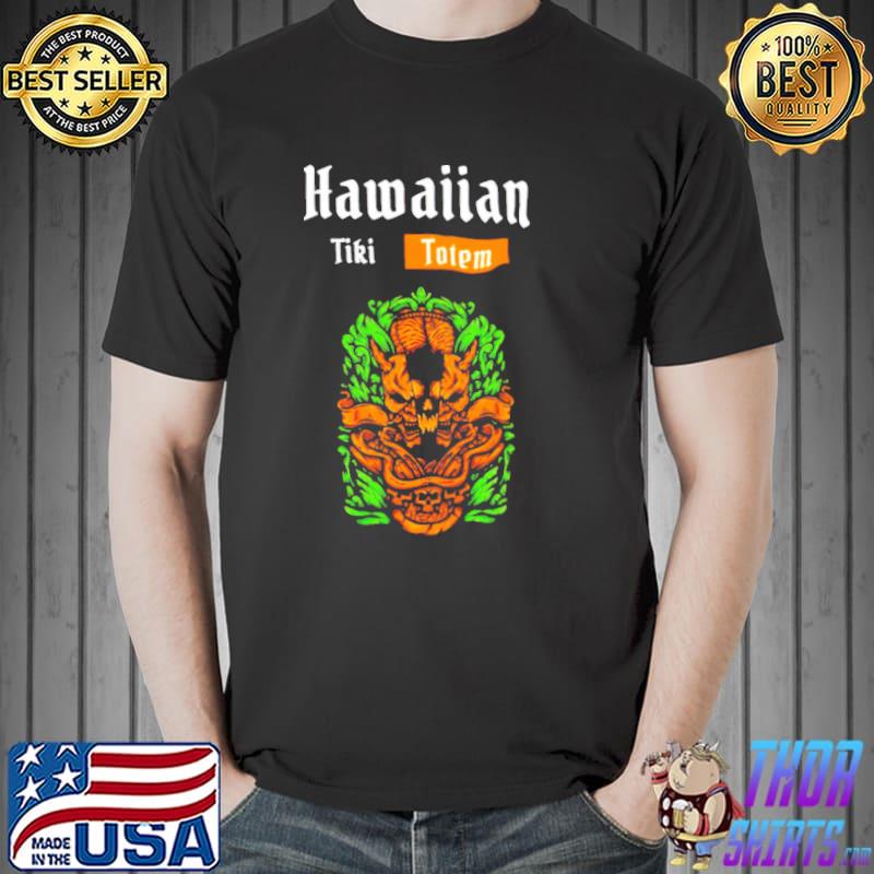 Hawaiian Travel Tropical tiki totem shirt