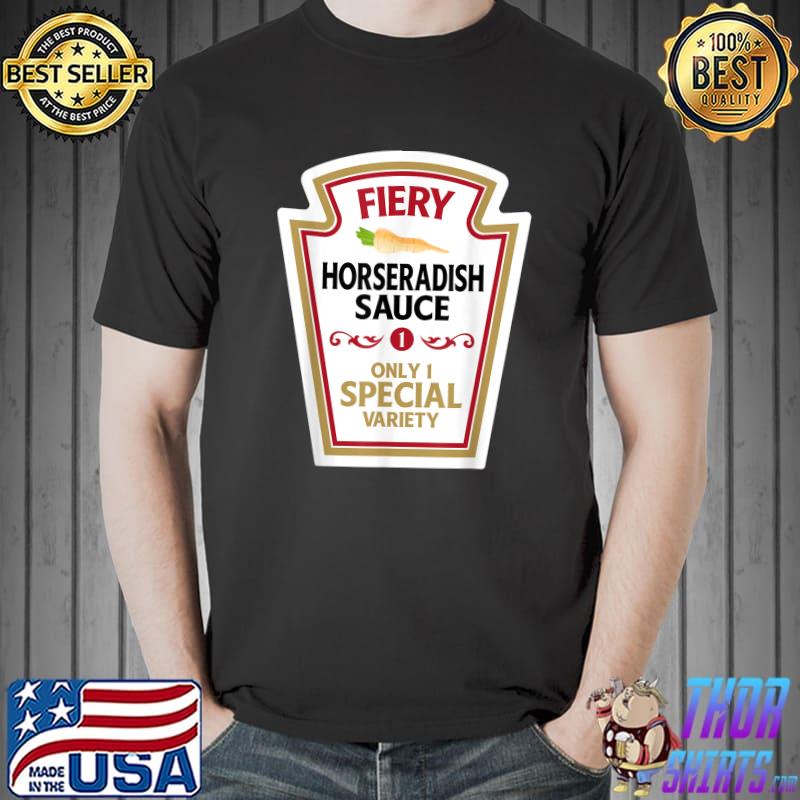 Horse Radish Sauce Matching Condiment Halloween Family T-Shirt Unisex