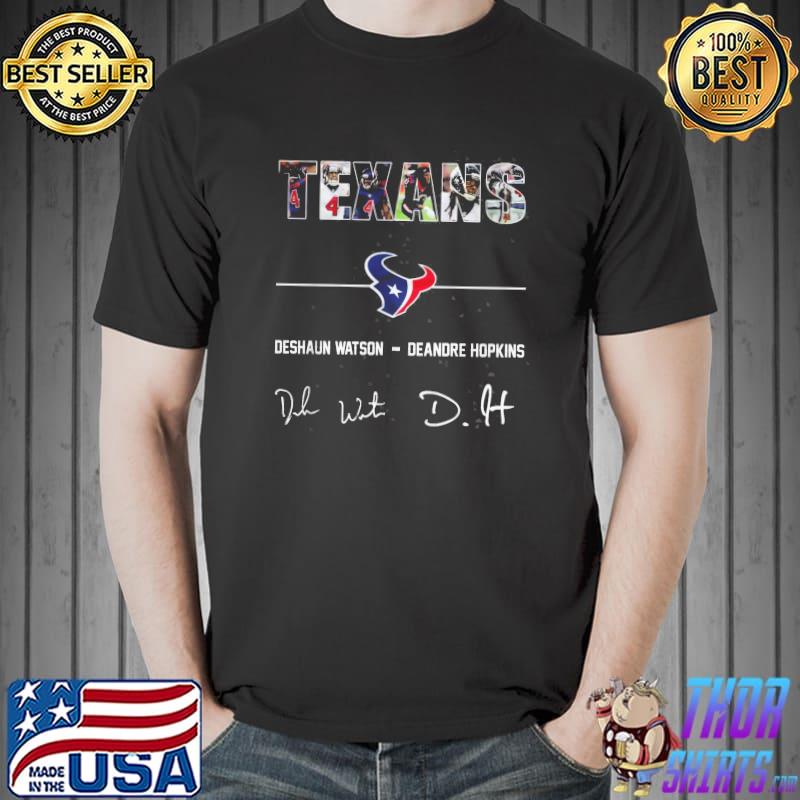 Houston Texans Deshaun Watson Deandre Hopkins Signatures Shirt Unisex