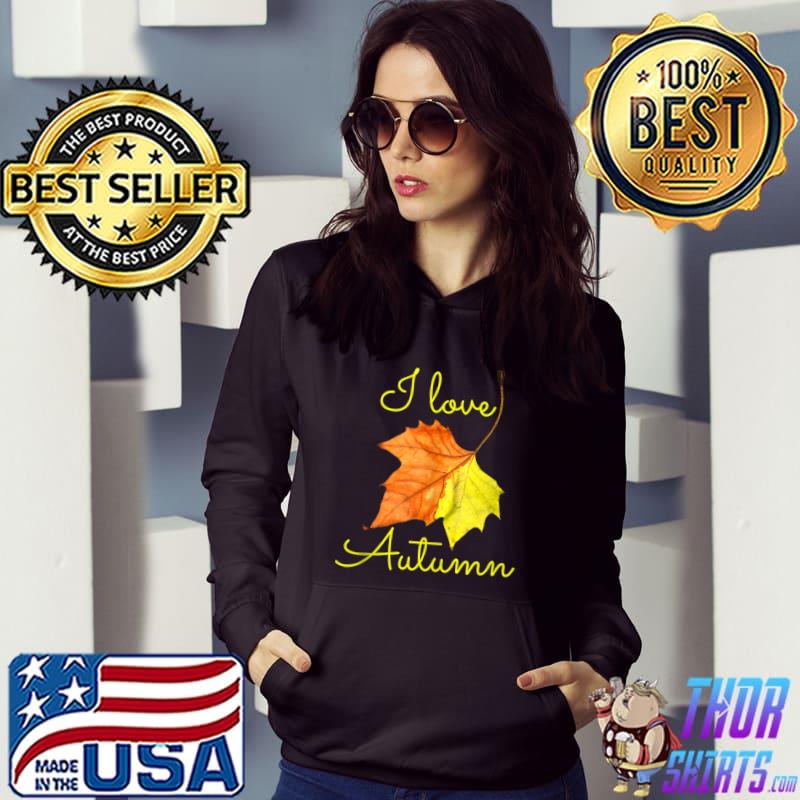 I Love Autumn Fall Leaf Autumn Lovers Autumn Season Maple Tank Top