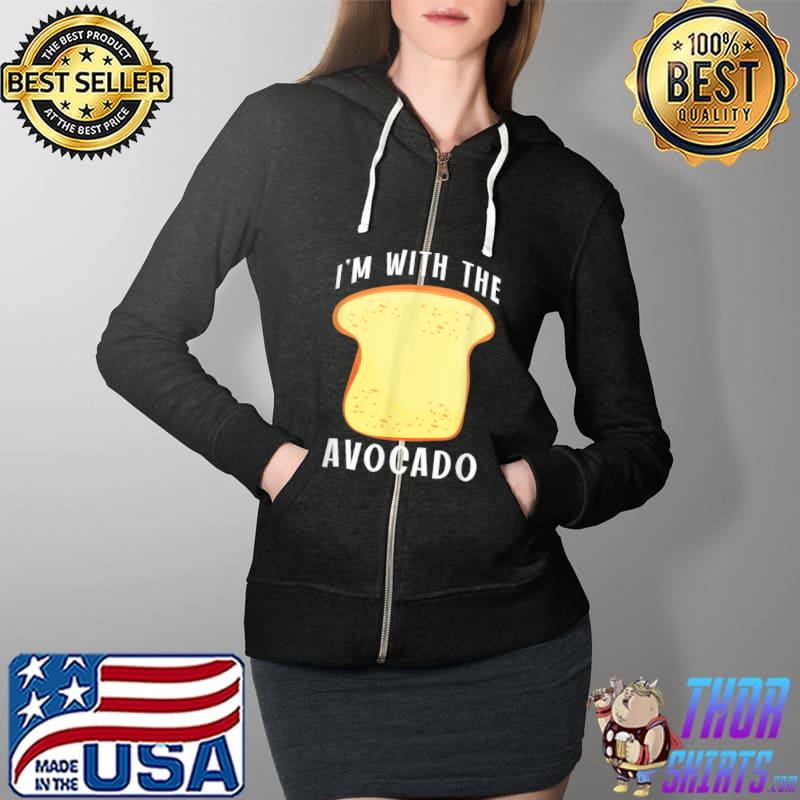 I'm With The Avocado Halloween Kids Costume Matching Couple T-Shirt Full Zip Hooded