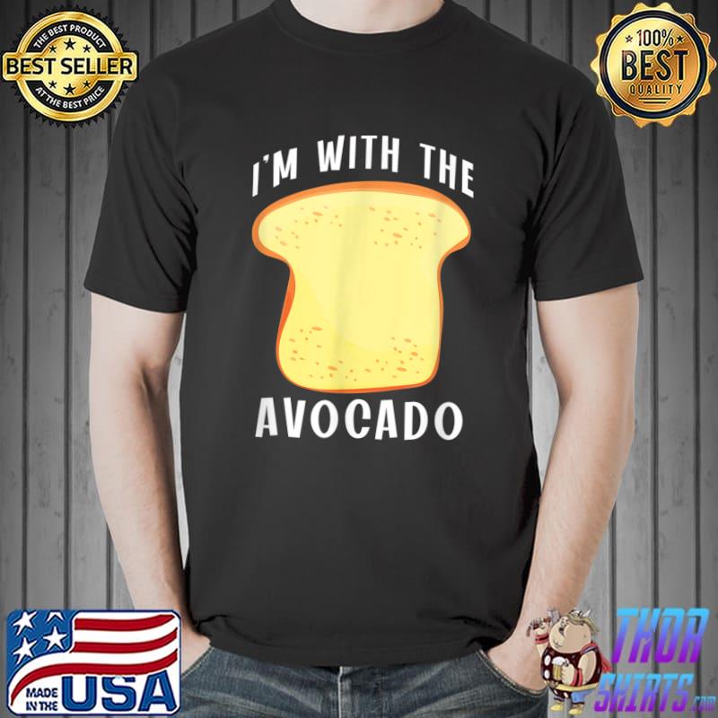I'm With The Avocado Halloween Kids Costume Matching Couple T-Shirt