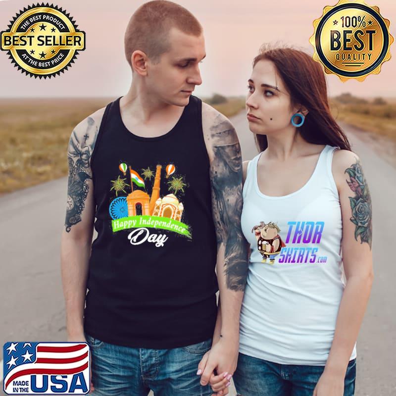 India Independence Day August 15 2021 Shirt Tank Top
