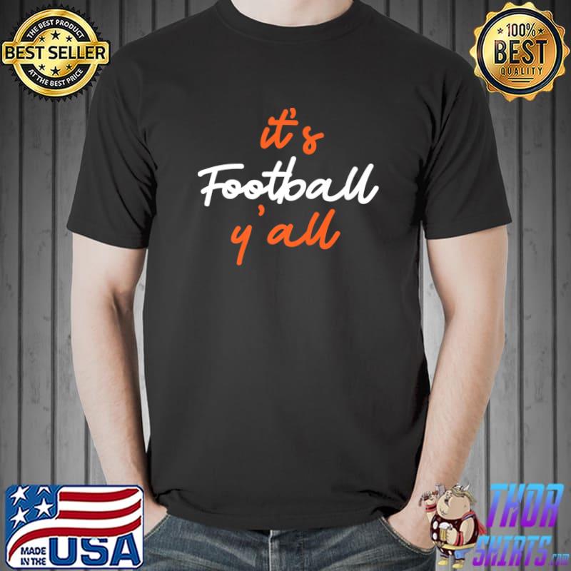 Its Football Y All American Football Touchdown Mom Dad Kid Premium T-Shirt Unisex