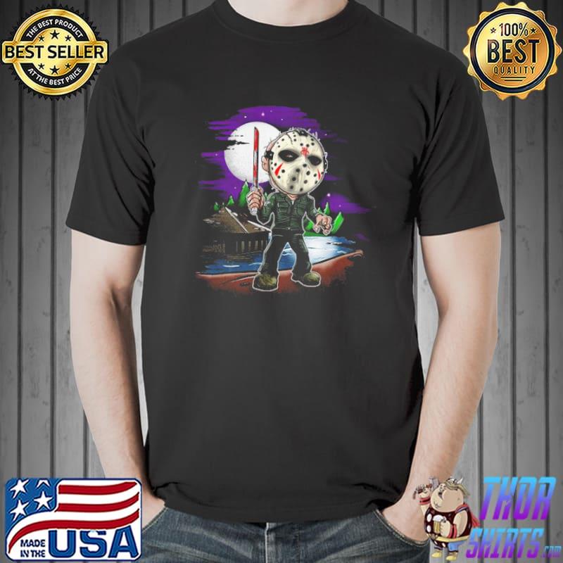 Jason Voorhees Moon Halloween Shirt Unisex