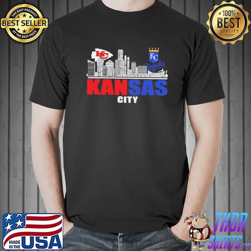 Kansas City Kansas City Chiefs And Kansas City Royals Shirt Unisex