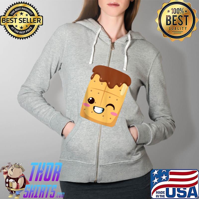 Kawaii Halloween Group Costume S'mores Graham Cracker smores T-s Full Zip Hooded