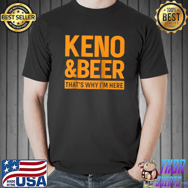 Keno and Beer Funny Raglan Baseball T-s Unisex