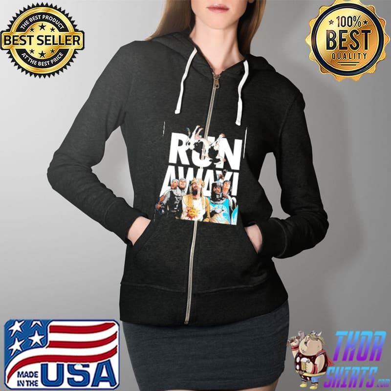 King Cow Run Away Shirt Full Zip Hooded