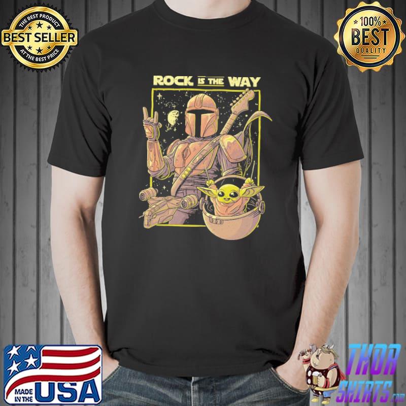 Knight Baby Yoda Rock Is The Way Shirt