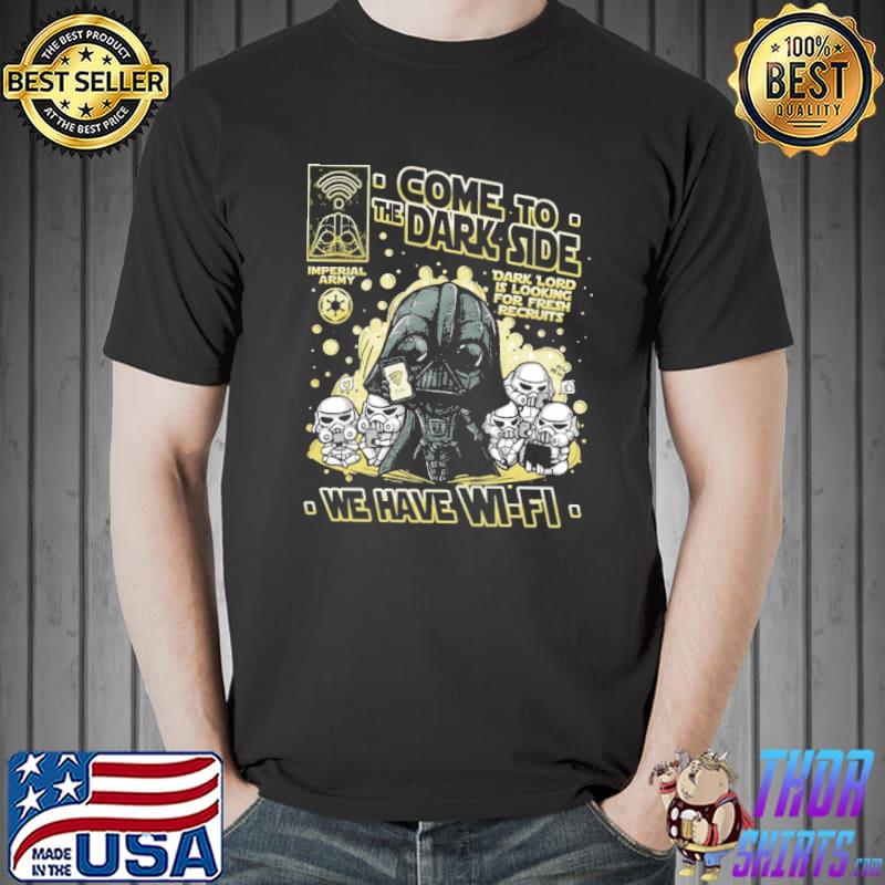 Knight Cat Come To The Dark Side We Have Wifi Dark Lord Is Looking For Fresh Recruits Shirt