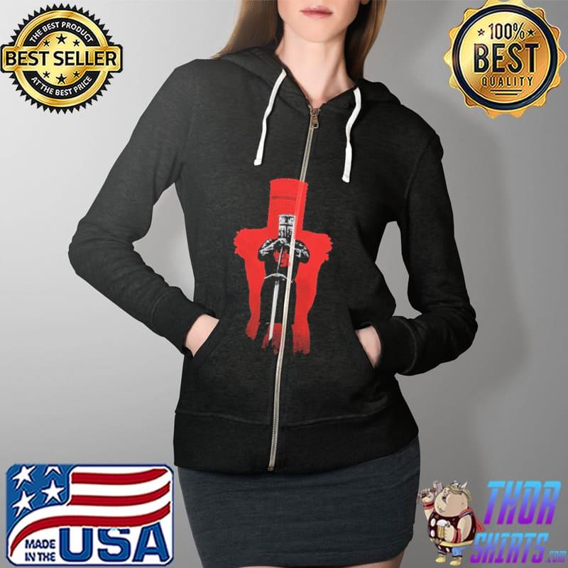 Knight O Elemento Usado Nos Letreiros Luminosos Shirt Full Zip Hooded