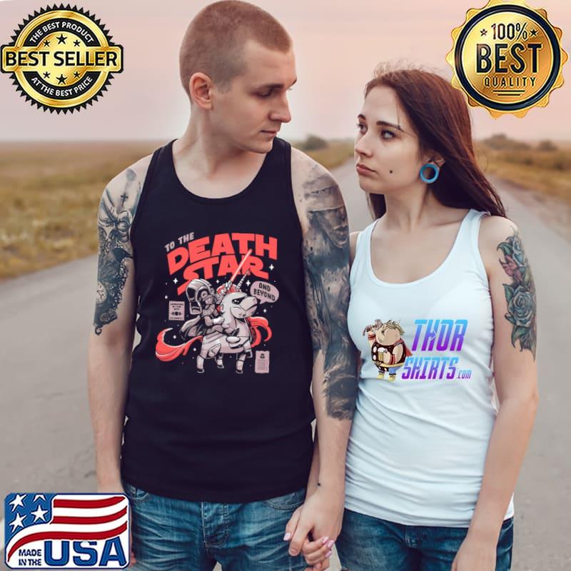 Knight Unicorn To The Death Star And Beyond Shirt Tank Top