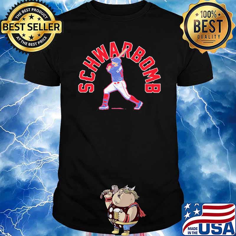 Breakingt kyle schwarber schwarbomb logo shirt, hoodie, sweater