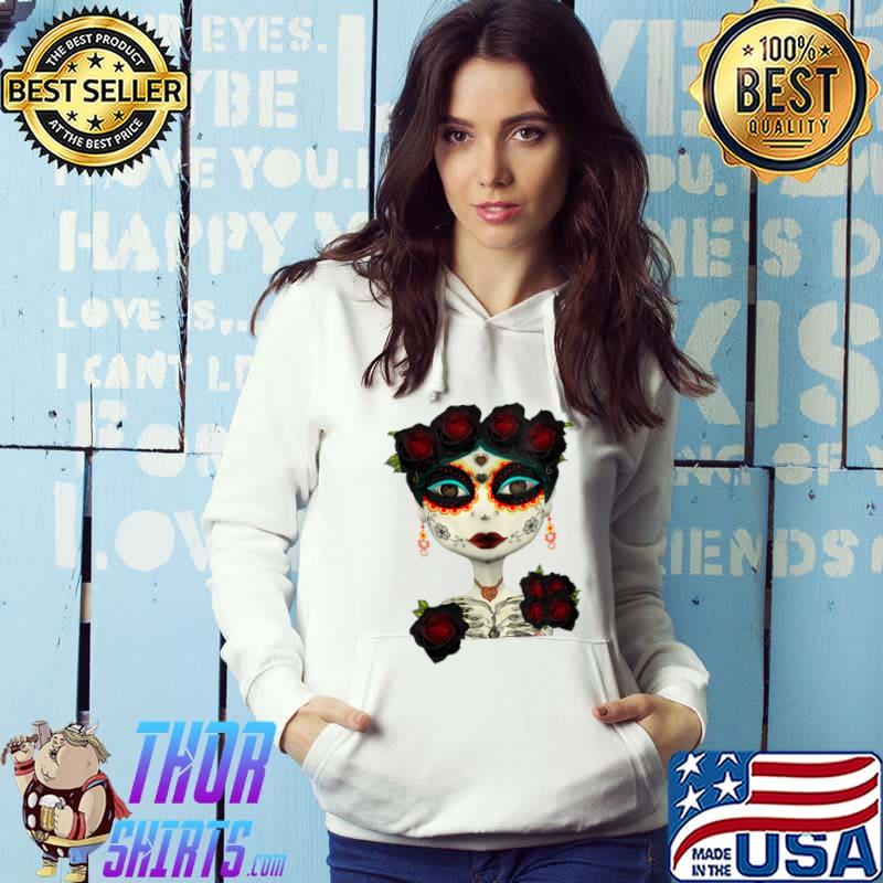 La Catrina Calavera Dia De Los Muertos (Day of the Dead) T-Shirt Hoodie