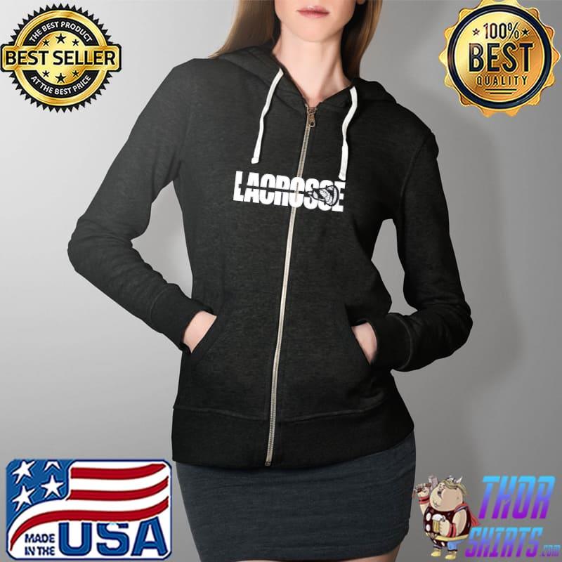 Lacrosse Logo Shirt Full Zip Hooded