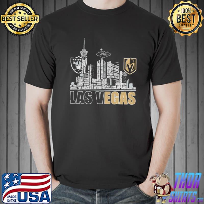 Las Vegas City Las Vegas Raiders And Vegas Golden Knights Shirt