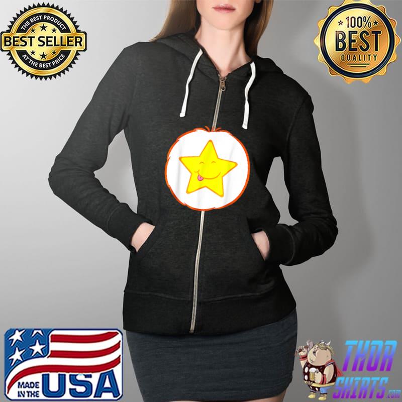 Laugh a Lot Care For Bear Smile Star Costume Halloween T-Shirt Full Zip Hooded