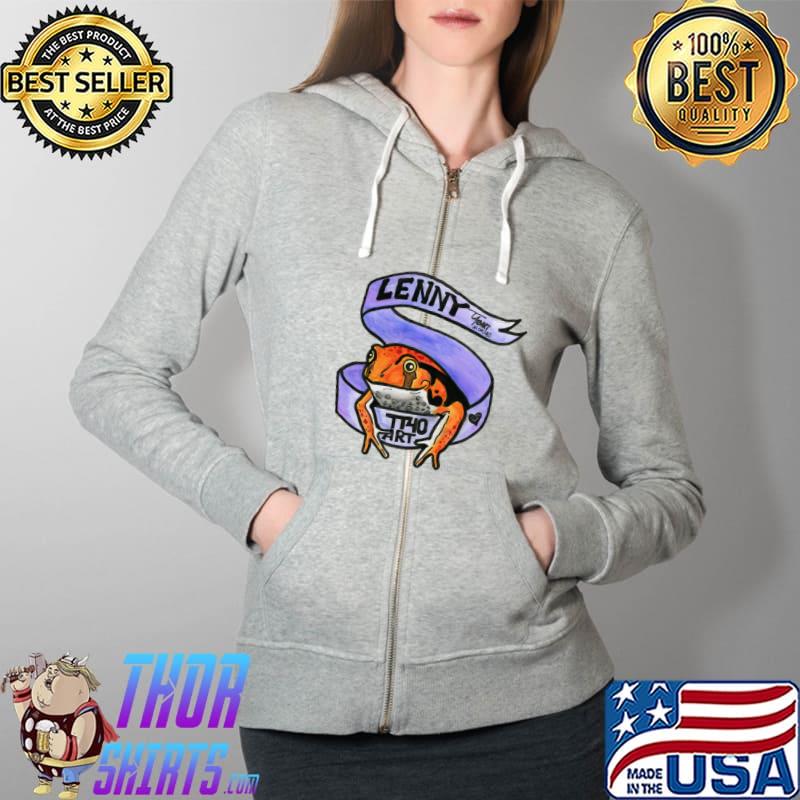 Lenny the Frog Classic T-Shirt Full Zip Hooded