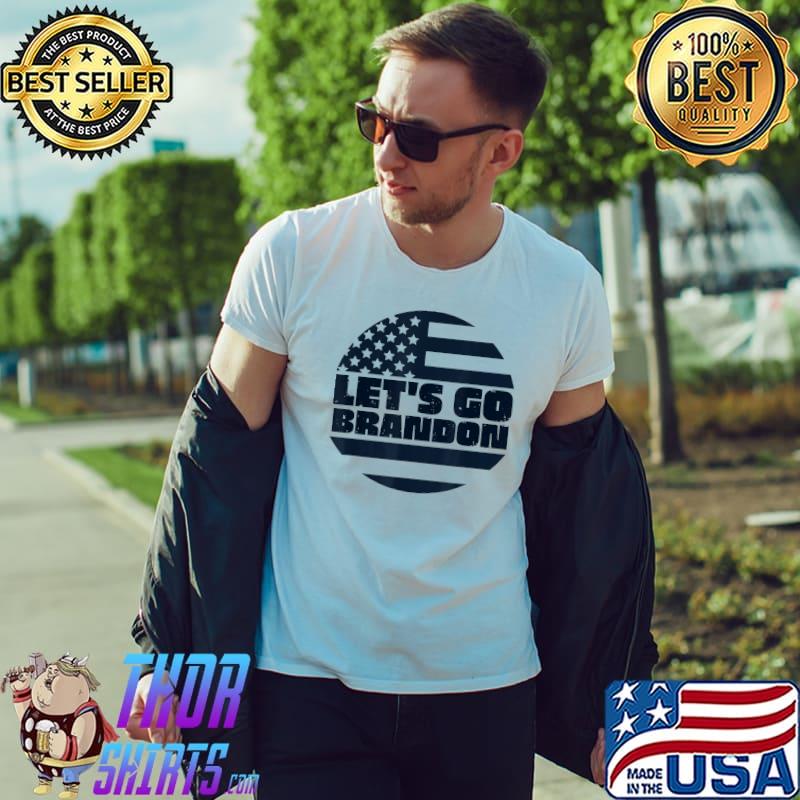 Let's Go Brandon US Flag Conservative Anti Liberal T-Shirt Unisex