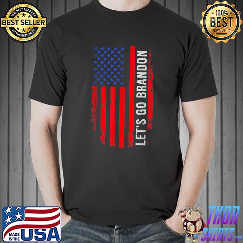 Let's Go Brandon US Flag T-Shirt Unisex
