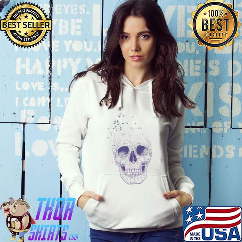 Let Them Fly Skull Shirt