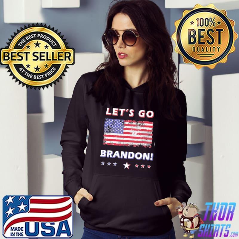 Let’s Go Brandon American Flag Impeach Biden Shirt Hoodie
