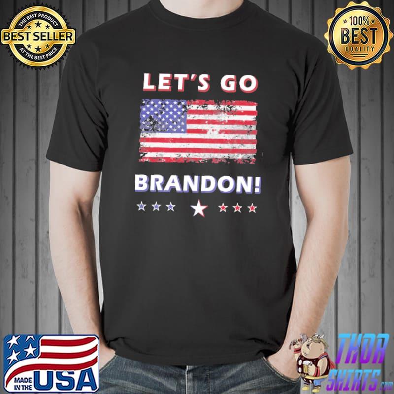 Let’s Go Brandon American Flag Impeach Biden Shirt
