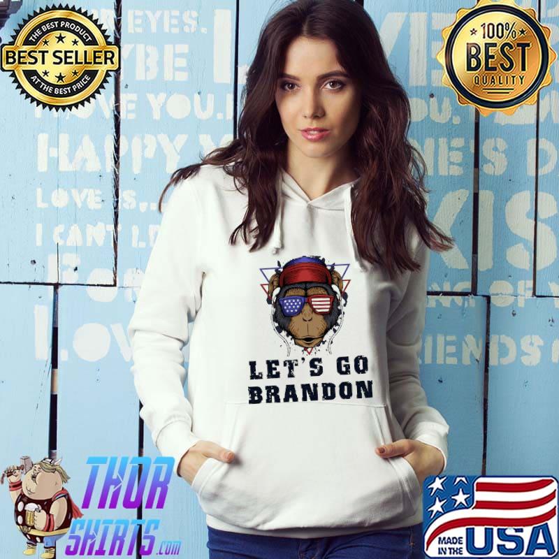 Let’s Go Brandon American Flag Monkey Shirt