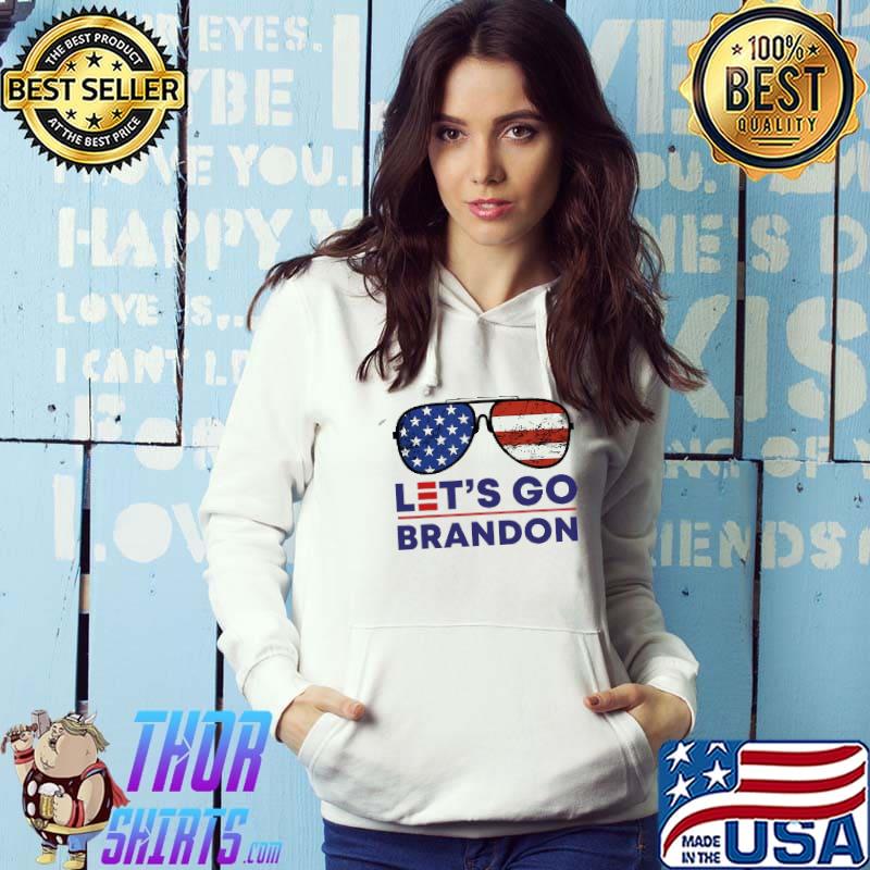 Let’s Go Brandon Conservative Anti Liberal American Flag Shirt