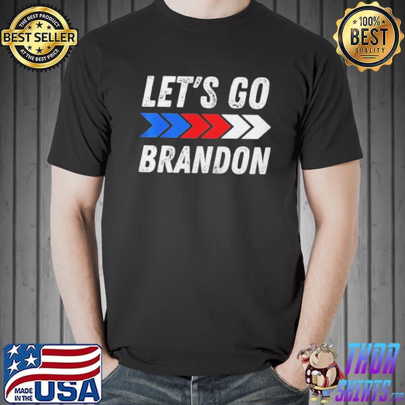 Let’s Go Brandon Conservative US Flag Meme Shirt Unisex