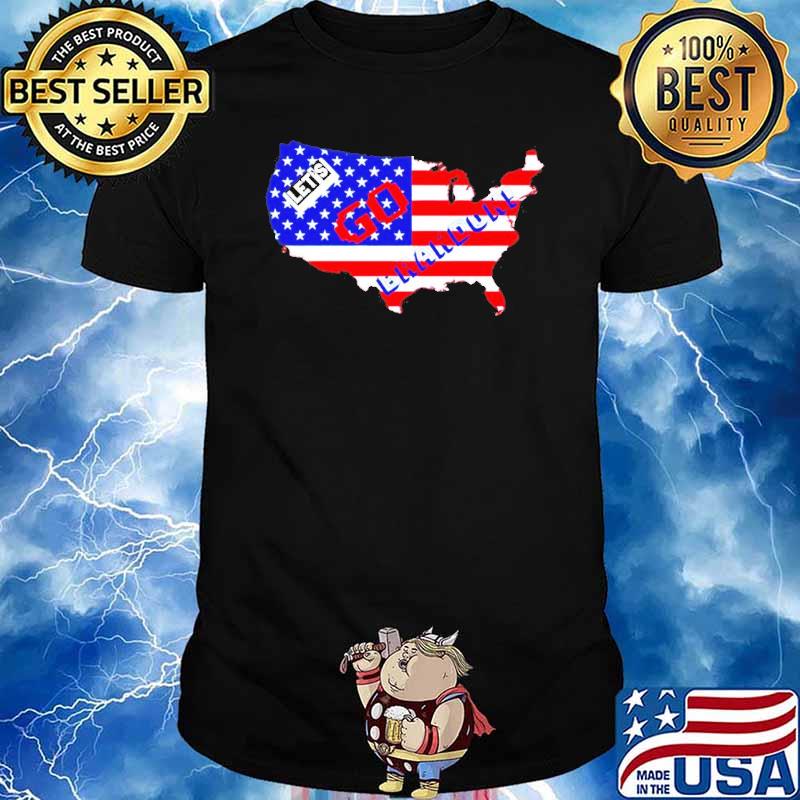 Let S Go Brandon Donald Trump America Map Shirt Hoodie Sweater Long Sleeve And Tank Top