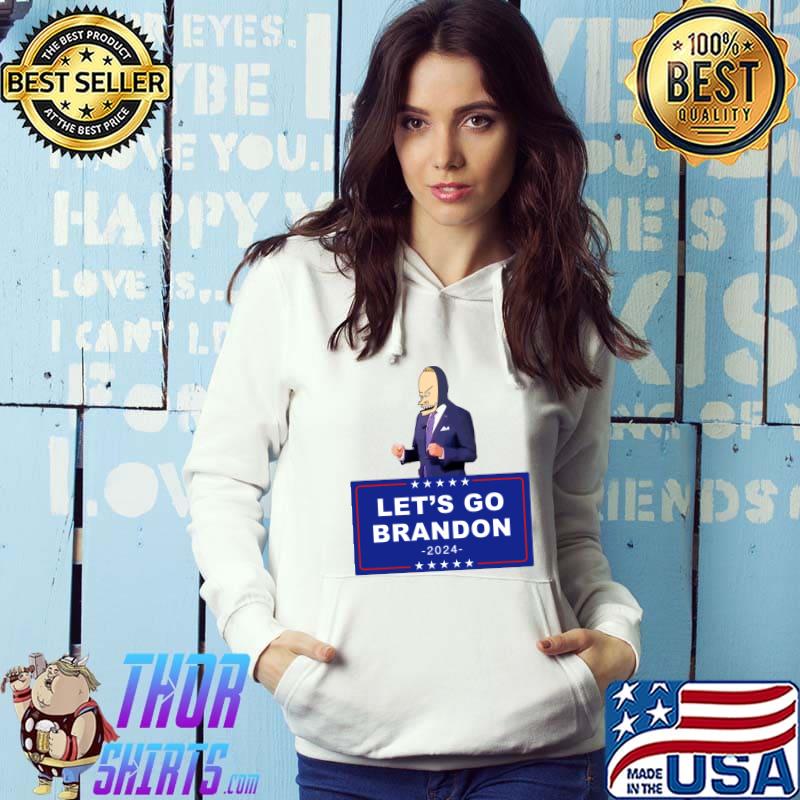 Let's Go Brandon - Funny Joe Biden Cornholio - Bare Shelves Biden Classic T-Shirt Hoodie